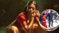 Pushpa 2: लाल साड़ी और मांग में सिंदूर, ‘पुष्पा 2’ के सेट से लीक हुआ रश्मिका मंदाना का फर्स्ट लुक