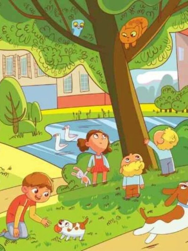 Optical Illusion Lion