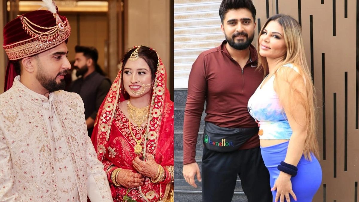 Rakhi Sawant, Adil Durrani and Somi Khan Rakhi Sawant, Adil Durrani and Somi Khan