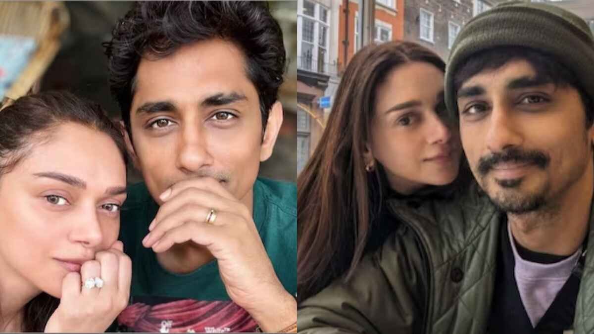 Aditi Rao Hydari and Siddharth engagement