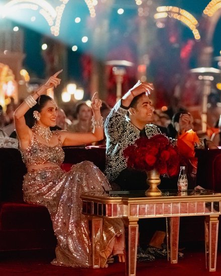 inside photos of Anant Ambani and Radhika Merchant cocktail party
