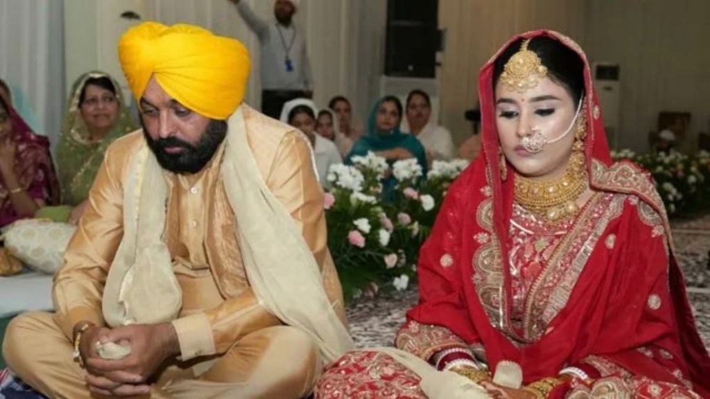 Bahgwant mann, bhagwant mann daughter, dr. gurpreet kaur,