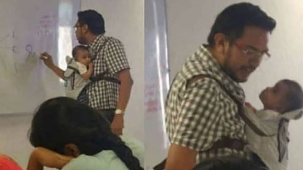father with child
