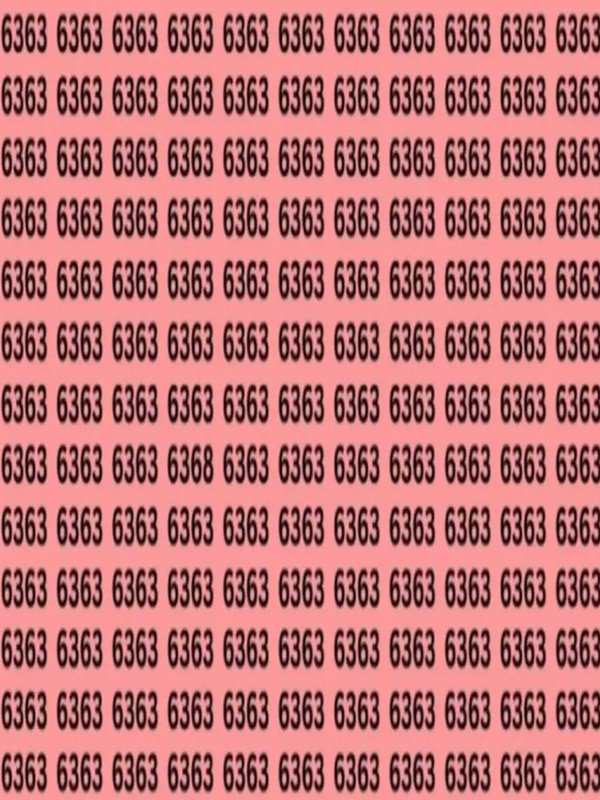 find the number optical illusion