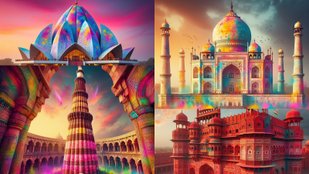 holi ai images