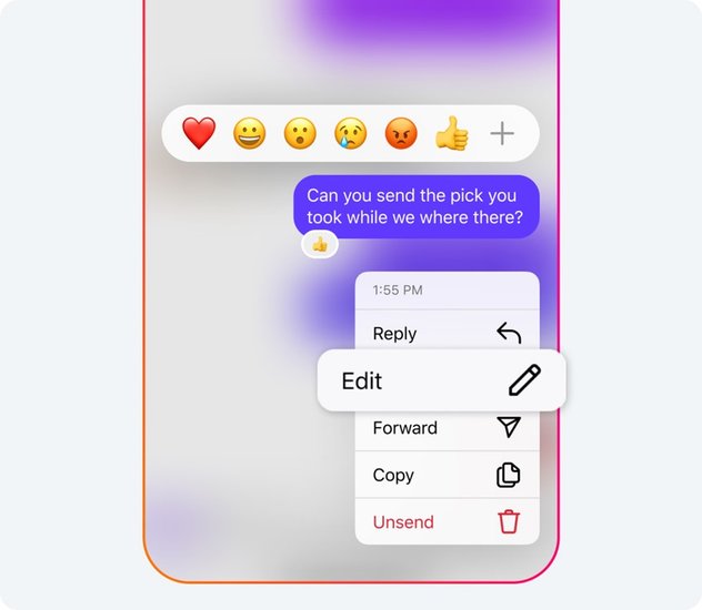 instagram Edit feature