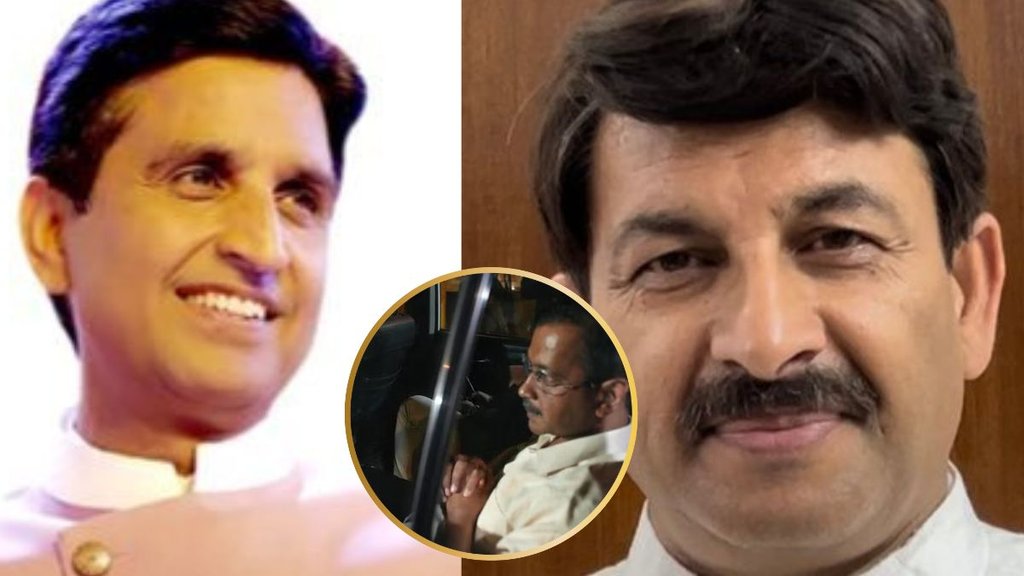 Kumar Vishwas, Manoj Tiwari, Arvind Kejriwal