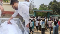 मुख्तार अंसारी की मूंछों को आखिरी बार ताव देता हुआ नजर आया बेटा उमर, सोशल मीडिया पर वायरल हुई तस्वीर