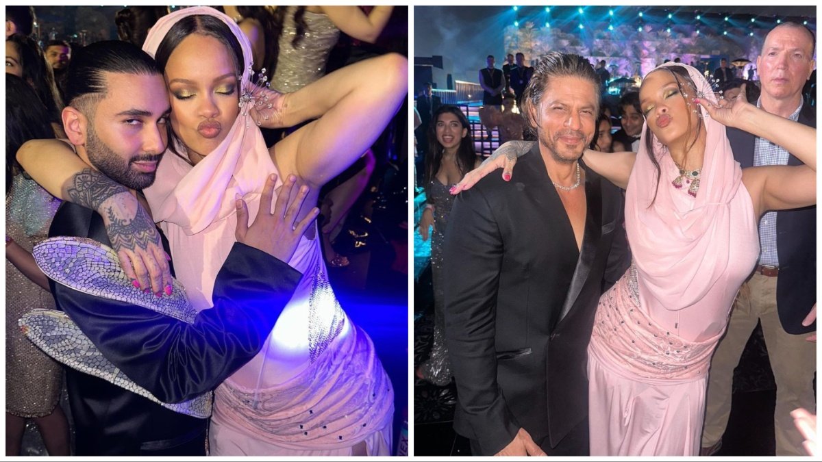 rihanna orry| shah rukh khan| jamnagar