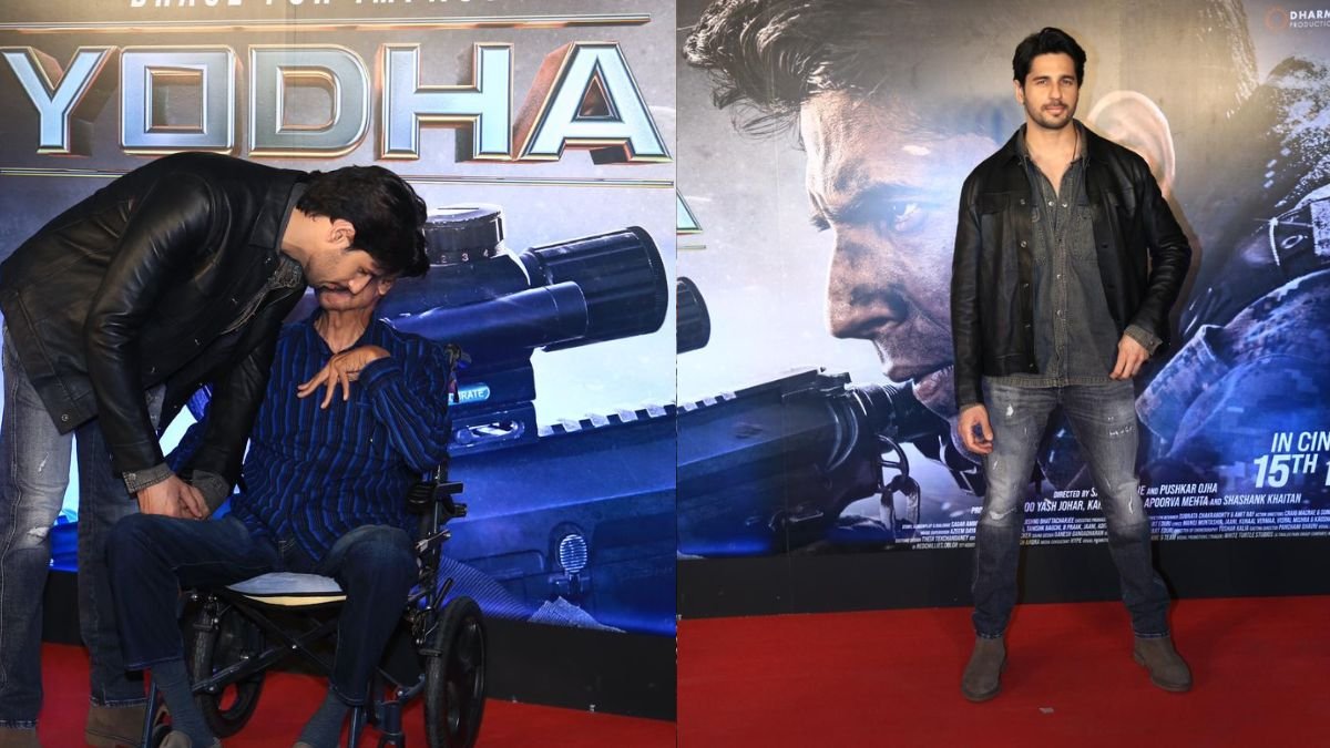 sidharth Malhotra, Yodha screening sidharth Malhotra, Yodha screening