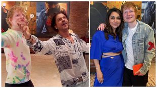 Ed sheeran, gauri khan, shah rukh khan