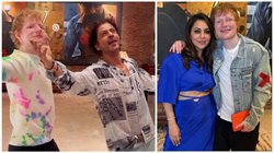 मन्नत पहुंचे Ed Sheeran ने किया शाहरुख संग उनका सिग्नेचर पोज, आर्यन खान ने गिफ्ट की लग्ज़री जैकेट