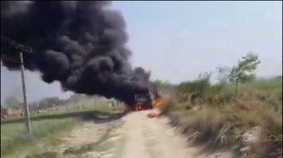 uttar pradesh | bus accident | gazipur |