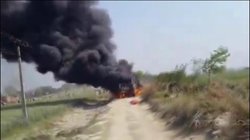 उत्तर प्रदेश के गाजीपुर में बड़ा हादसा, बस पर हाईटेंशन तार गिरने से 6 की मौत