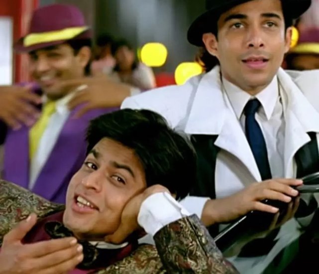 shah rukh and aamir in Pehla Nasha film