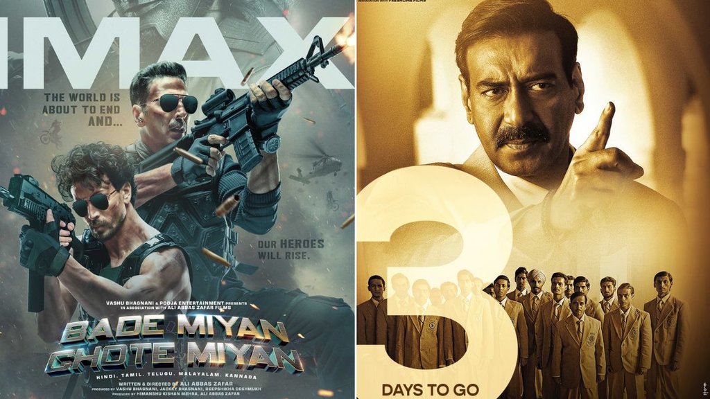 Bade Miyan Chote Miyan Vs Maidaan, Bade Miyan Chote Miyan Vs Maidaan Advance Booking