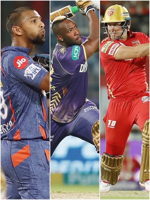Shivam Dube, Liam Livingstone, Andre Russell, Nicholas Pooran