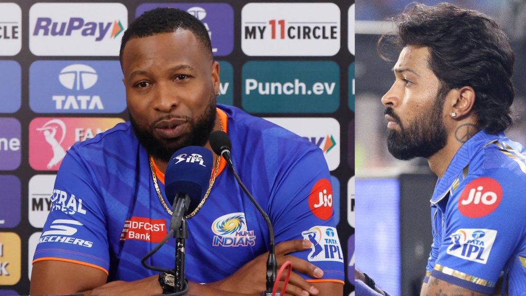 MI vs CSK, Kieron Pollard Defends Hardik Pandya, T20 World Cup