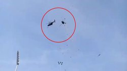 मलेशिया में रिहर्सल के दौरान आसमान में टकराए नेवी के 2 हेलिकॉप्टर, 10 लोगों की मौत, VIDEO