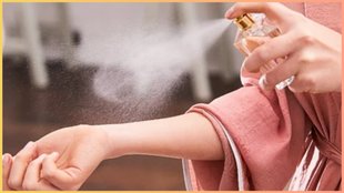 perfume spots on skin