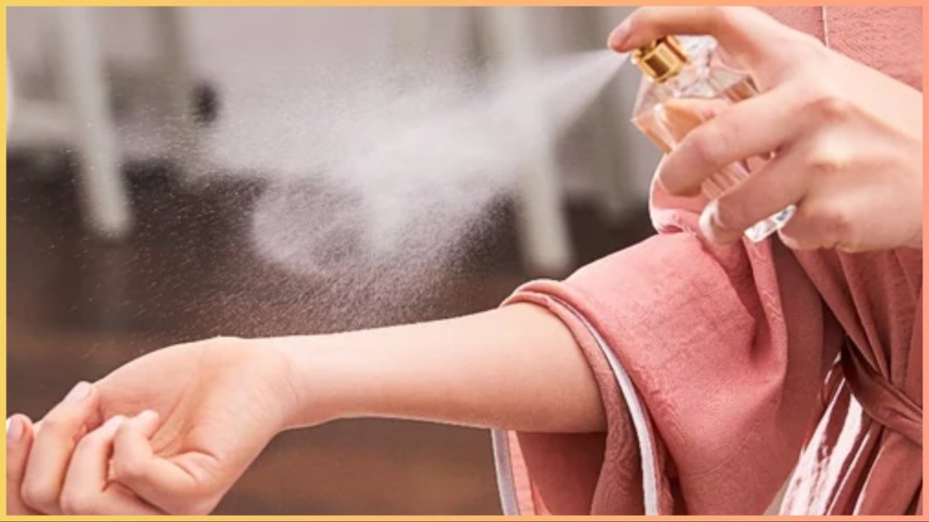 perfume spots on skin