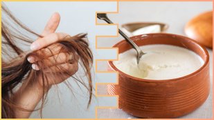 curd benefits for hair