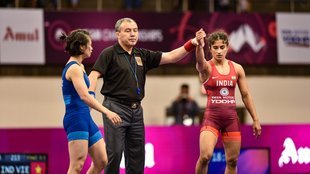 Vinesh Phogat, Antim Panghal, Anshu Malik, Reetika Hooda