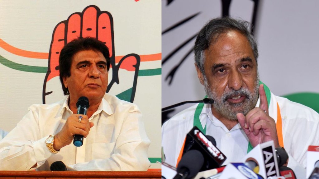 Rajbabbar, Congress candidate, anand sharma
