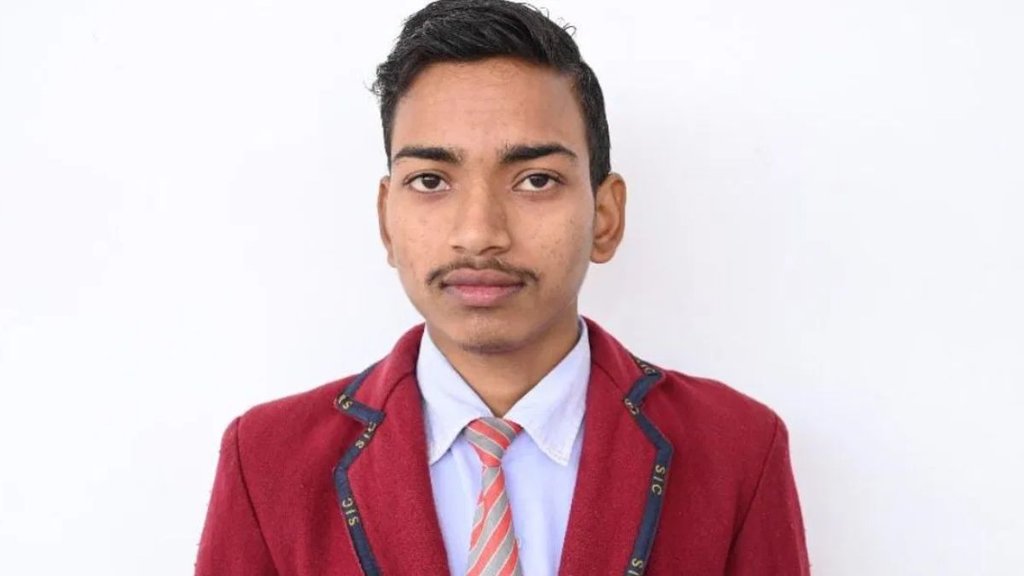 up board 12th topper Shubham Verma