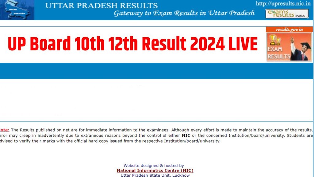 UP Board 10th 12th Result 2024, UP Board 10th Result, UP Board 12th Result Date
