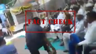 SHOE HURLED Mansukh MANDAVIYA
