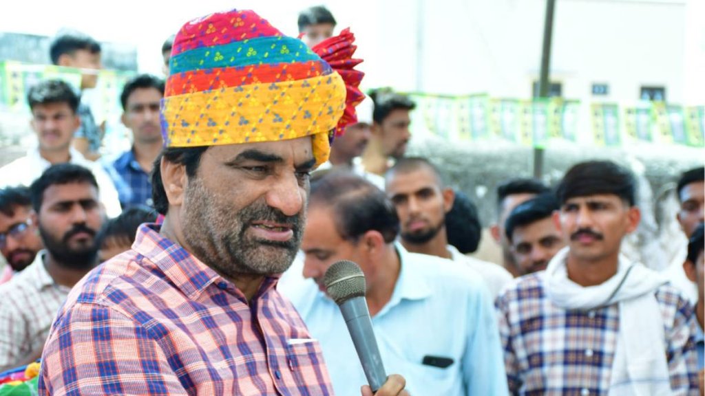 hanuman beniwal, election 2024, viral video, hanuman beniwal election dance viral video, hanuman beniwal dance video, rajasthan election 2024