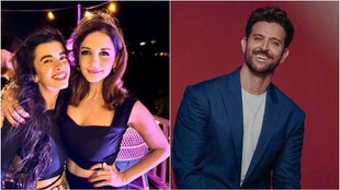 Hrithik Roshan, Saba Azad, Sussanne Khan