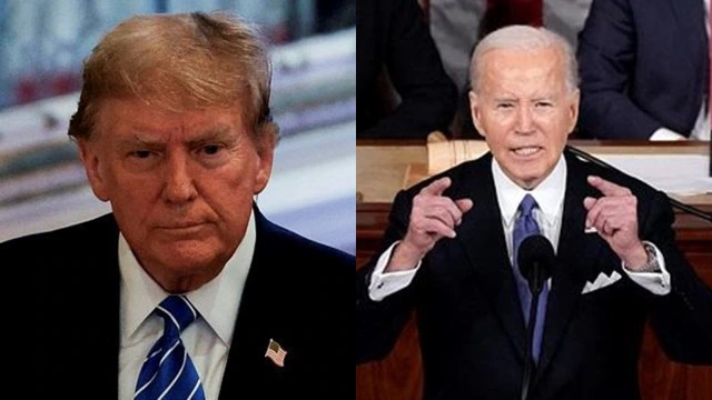 Donald Trump and Joe Biden