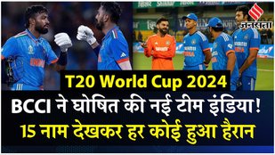 Announcement of Team India's squad for the T20 World Cup 2024