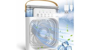 Portable Mini AC, Portable Ac Mini Cooler Fan, Cooling Rechargeable Fan