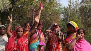 sandeshkhali | tmc | bengal | nhrc report |