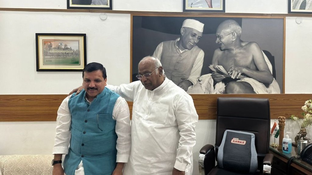 sanjay singh | mallikarjun kharge | congress |
