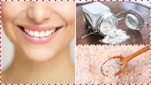 teeth whitening tips | home remedies with baking soda rock salt