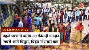 60 percent voting took place in the first phase of Lok Sabha Elections 2024