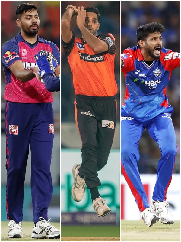 Khaleel Ahmed Bhuvneshwar Kumar Avesh Khan Yuzvendra Chahal Mohit Sharma Pat Cummins