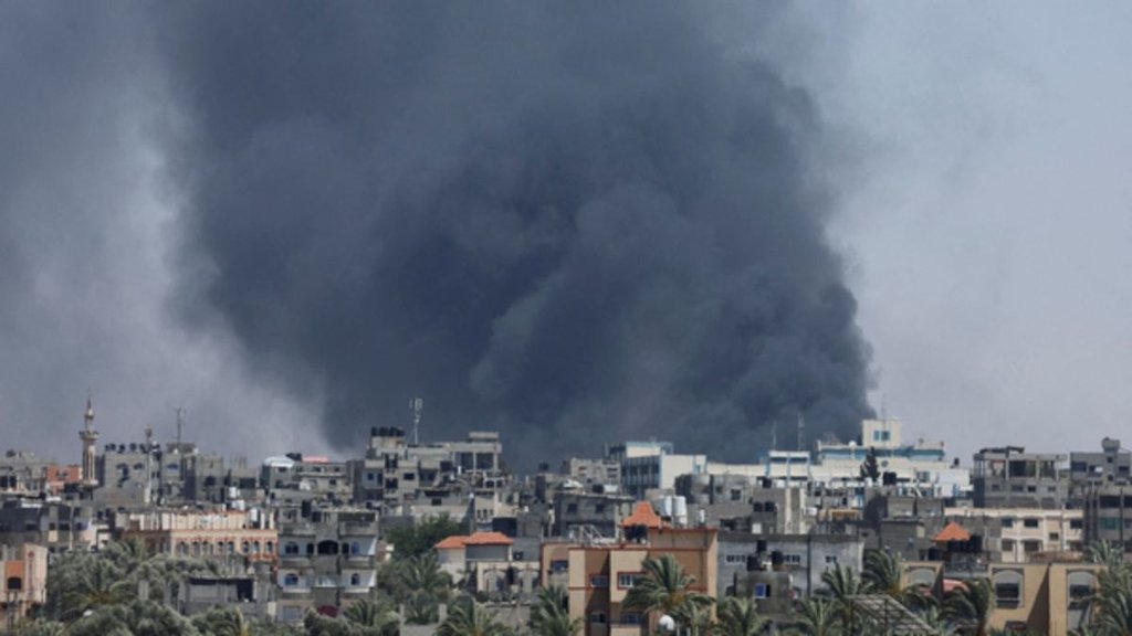 Israeli airplane attack in Rafah, Israeli airplane attack, airplane attack