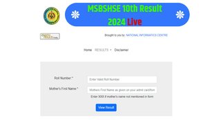 MSBSHSE, Maharashtra Board SSC 10th Result, Maharashtra 10th Result 2024,