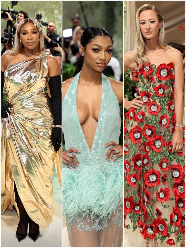 Met Gala, Met Gala Fashion Night World biggest Sports Stars, Serena Williams, Venus Williams, Angel Reese, Nelly Korda