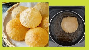 how to make puffy poori