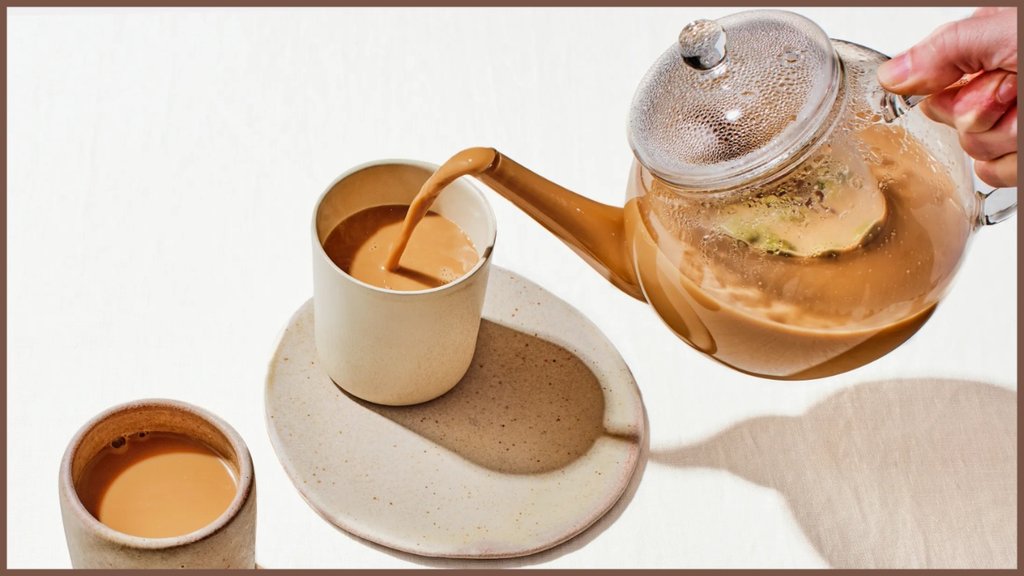 How long should tea steep before adding milk