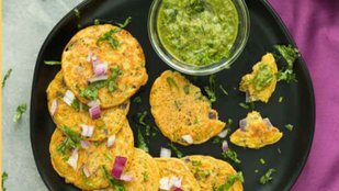 Healthy Breakfast veggie pancakes