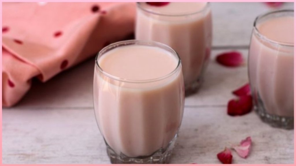 Mishri gulkand thanda doodh recipe