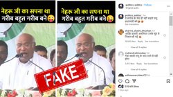 Fact Check: खड़गे ने नहीं कहा कि “गरीब और गरीब” व “अमीर और अमीर” बने, वायरल क्लिप फर्जी है
