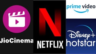 Netflix, prime Video, JioCinema, Disney+Hotstar